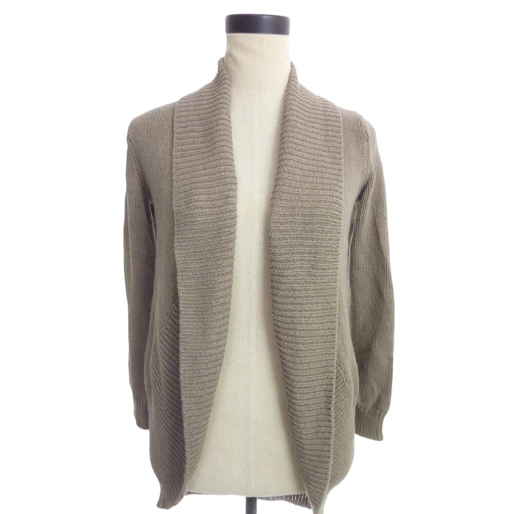 Banana Republic Open Sweater Cardigan Beige Brown XS